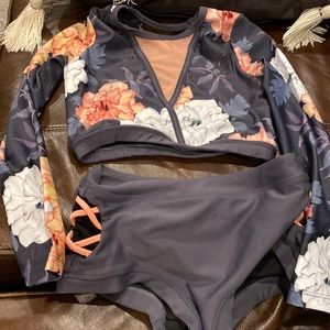Two piece dance outfit